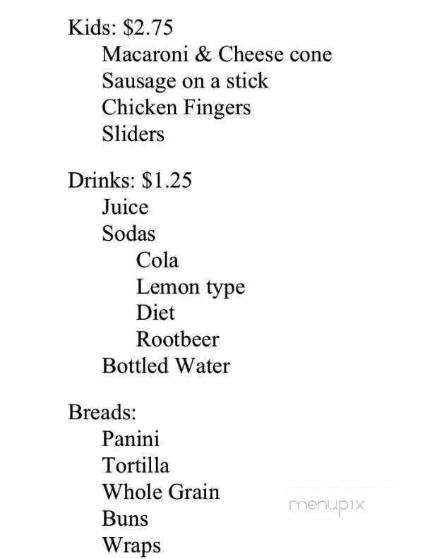Bountiful Feast - Lititz, PA menu_pic