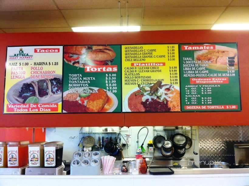 La Azteca Market Cafe - San Angelo, TX menu_pic