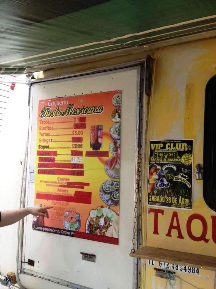 Taqueria Fiesta Mexicana - Kalamazoo, MI menu_pic