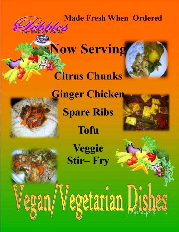 Pebbles International Cuisine - Palm Bay, FL menu_pic