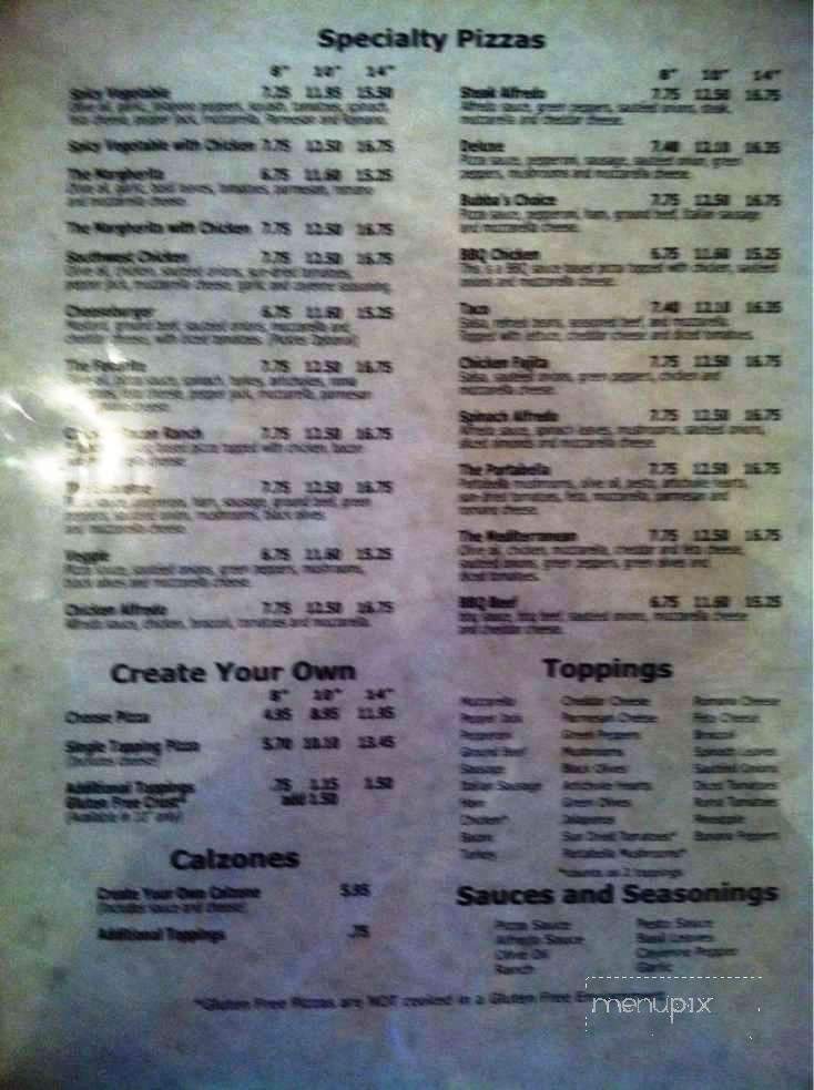 Brick Oven Pizza Co. of Cabot - Jonesboro, AR menu_pic