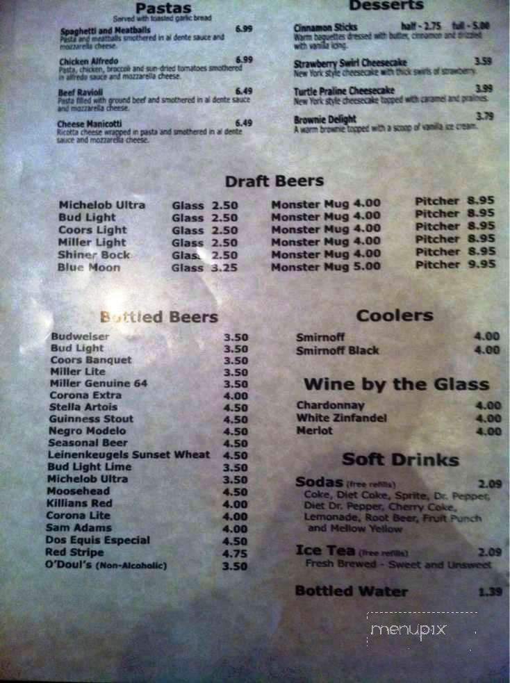 Brick Oven Pizza Co. of Cabot - Jonesboro, AR menu_pic