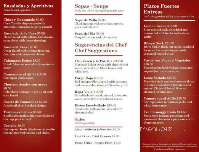 Boca Mar Bistro - Boca Raton, FL menu_pic