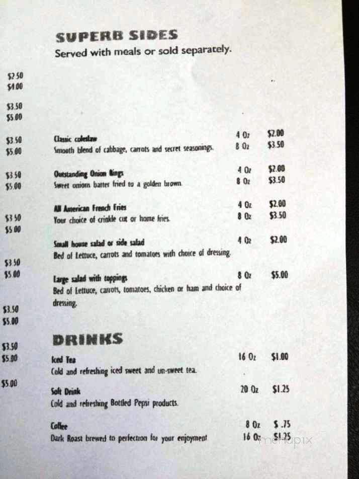 Patricks of Chattahoochee - Chattahoochee, FL menu_pic
