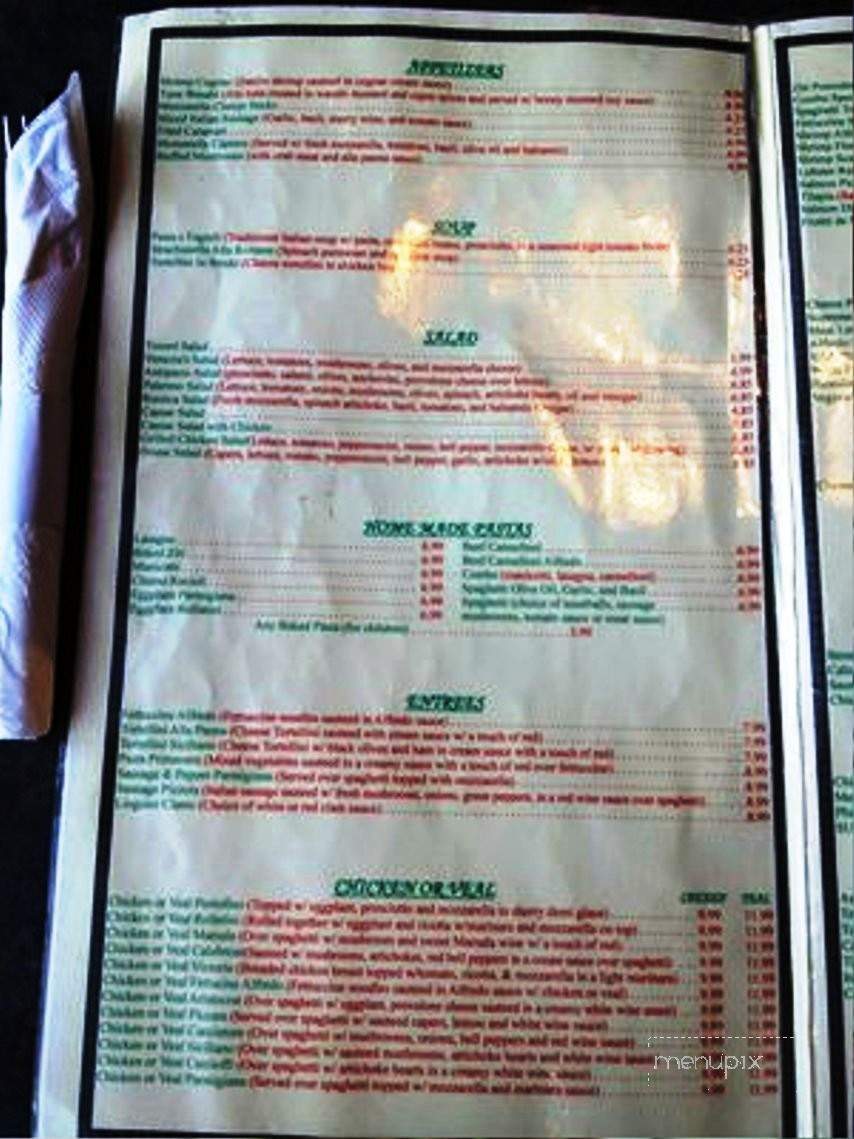 Sal's Pizza Cafe Italian Restaurant - Henderson, TX menu_pic