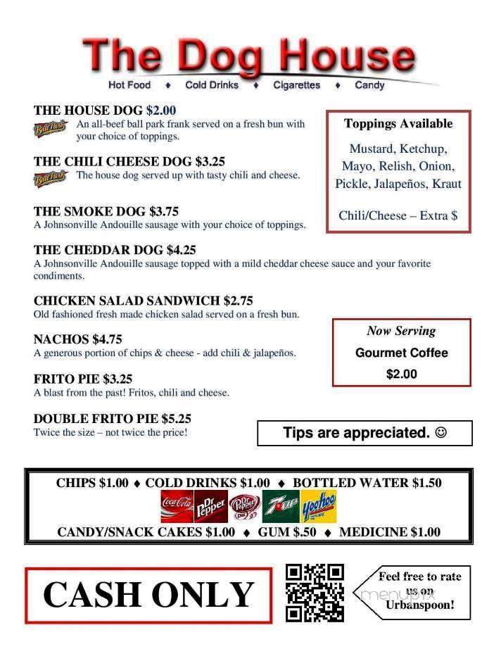 The Dog House - Nashville, TN menu_pic