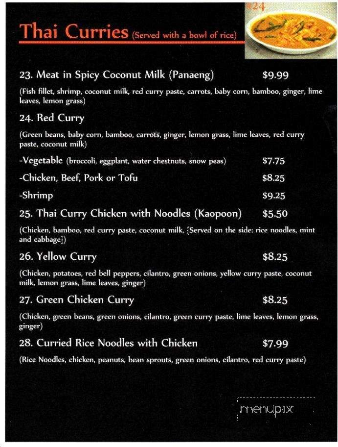 Rice Palace Thai Cuisine - Eau Claire, WI menu_pic