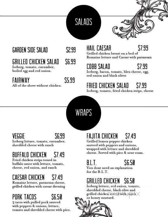 First Ward House - Saint Joseph, MO menu_pic
