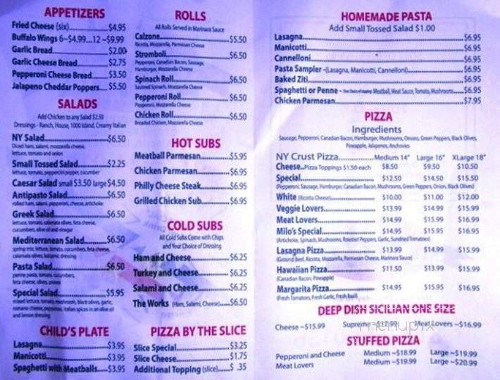 New York Pizza Express - Fort Worth, TX menu_pic