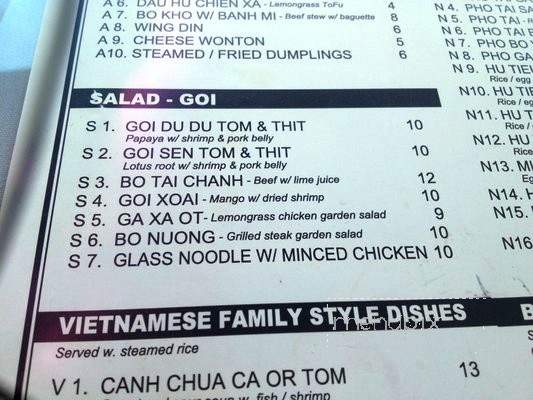 Tan Lac Vien - Pittsburgh, PA menu_pic