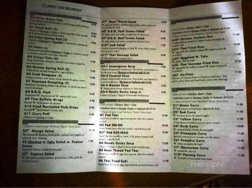 Curry On Murray - Pittsburgh, PA menu_pic