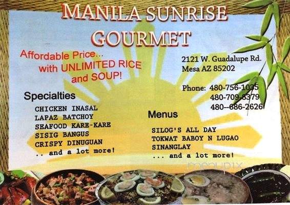 /380171518/Manila-Sunrise-Gourmet-Menu-Mesa-AZ - Mesa, AZ