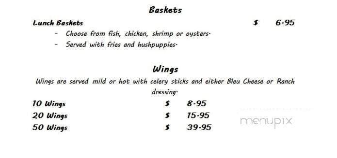 RiverTown Grill Restaurant - Wewahitchka, FL menu_pic