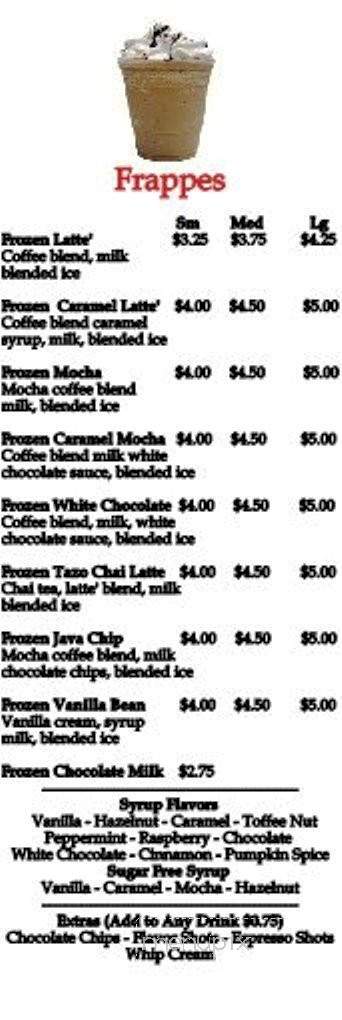 Creations & More Coffee Shop & Cafe - Hurley, MS menu_pic