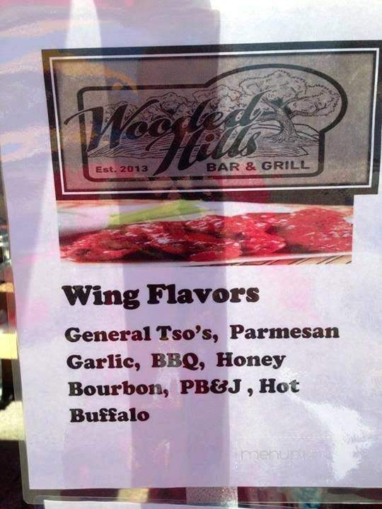 Wooded Hills Bar & Grill - Harrisburg, IL menu_pic