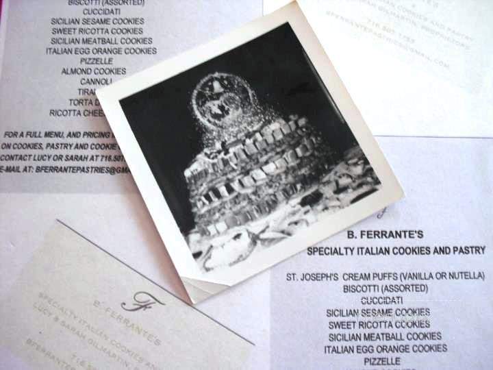 B. Ferrante's - Specialy Italian Cookies and Pastry - Buffalo, NY menu_pic