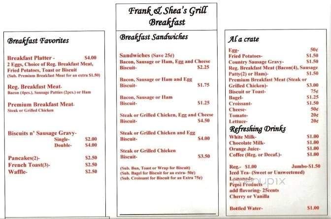 /380172040/Frank-and-Sheas-Grill-Albion-IL - Albion, IL