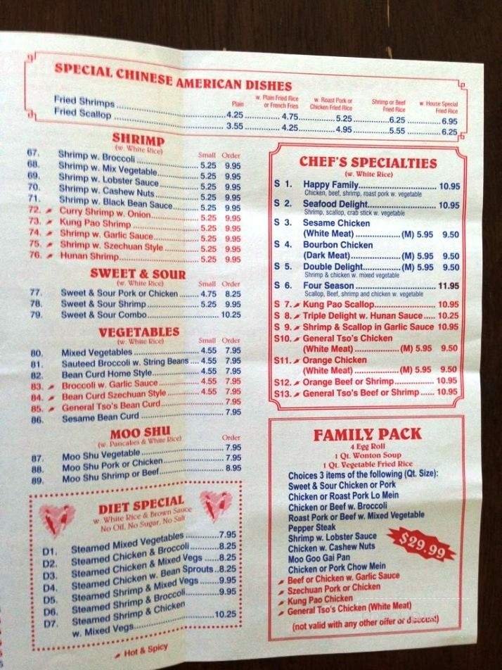 Roseli Restaurant - Apollo Beach, FL menu_pic