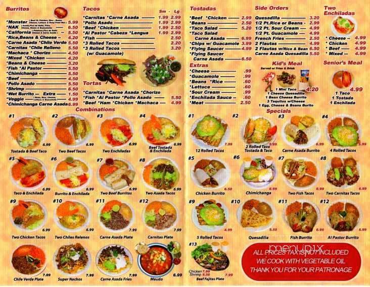 Los Jilbertos Taco Shop - Moreno Valley, CA menu_pic