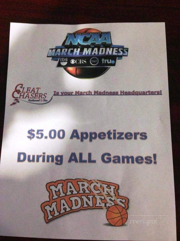 Cleat Chasers Restaurant & Bar - Myrtle Beach, SC menu_pic