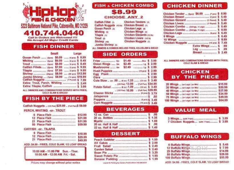 /380172696/Hip-Hop-Fish-and-Chicken-Menu-Baltimore-MD - Baltimore, MD