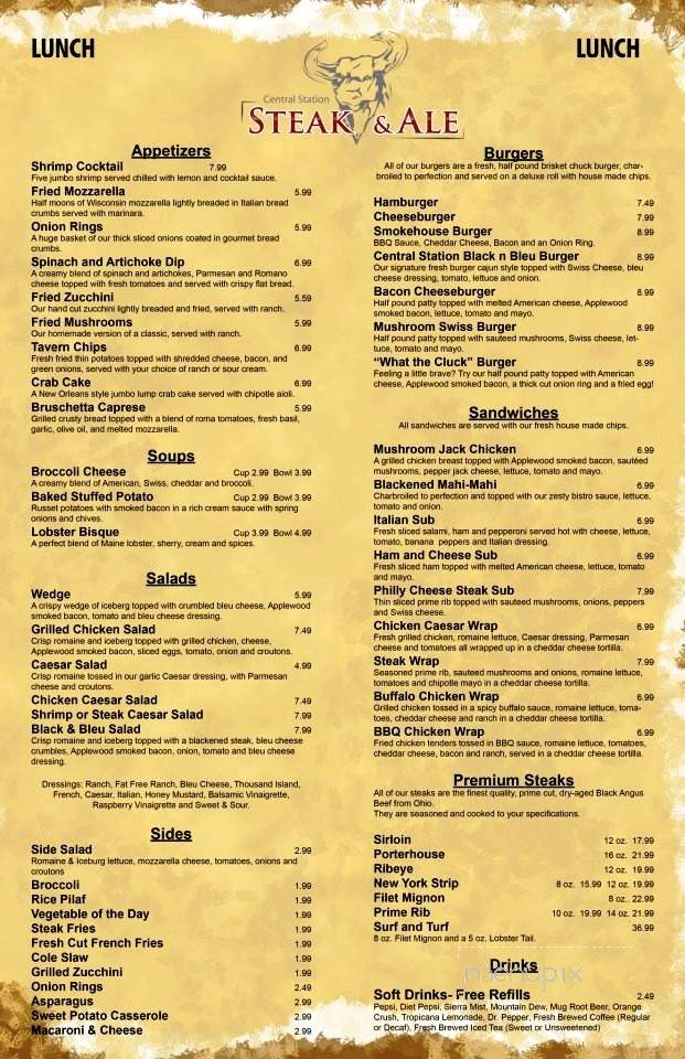 steak and ale restaurant