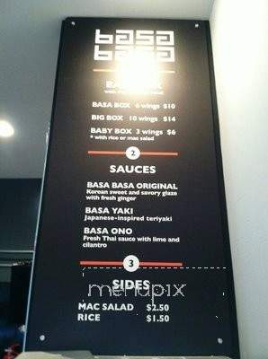 Basa Basa - Portland, OR menu_pic