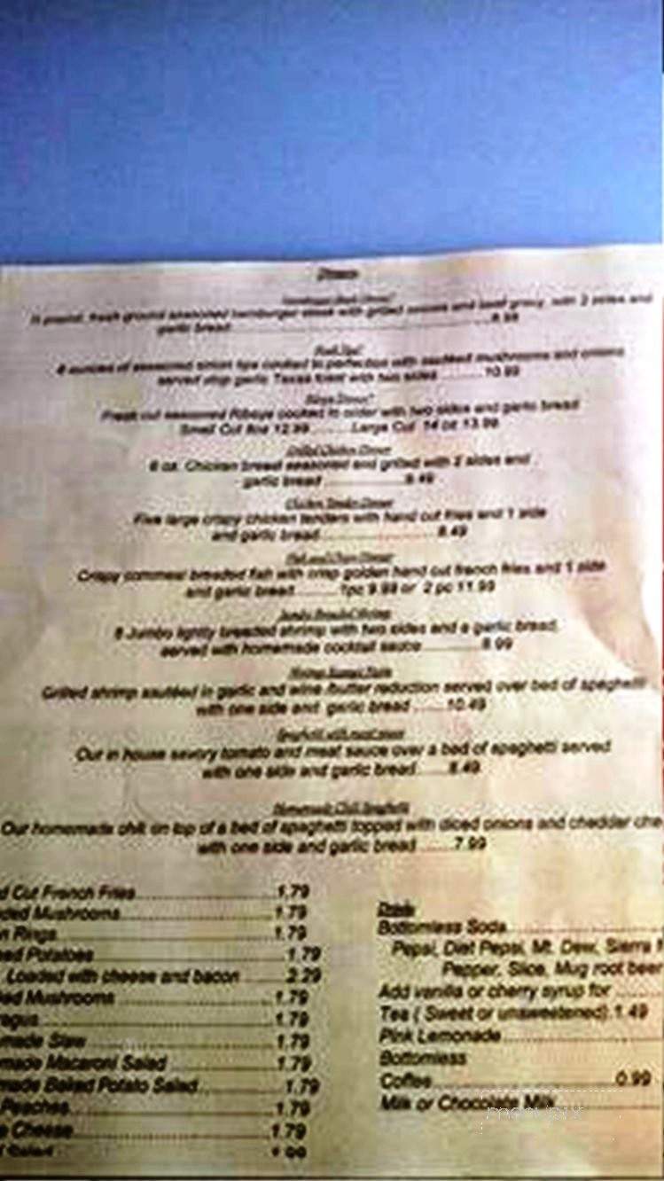 Three Spoons Diner - Greenfield, OH menu_pic