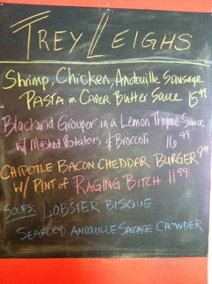 TreyLeigh's - Kilmarnock, VA menu_pic