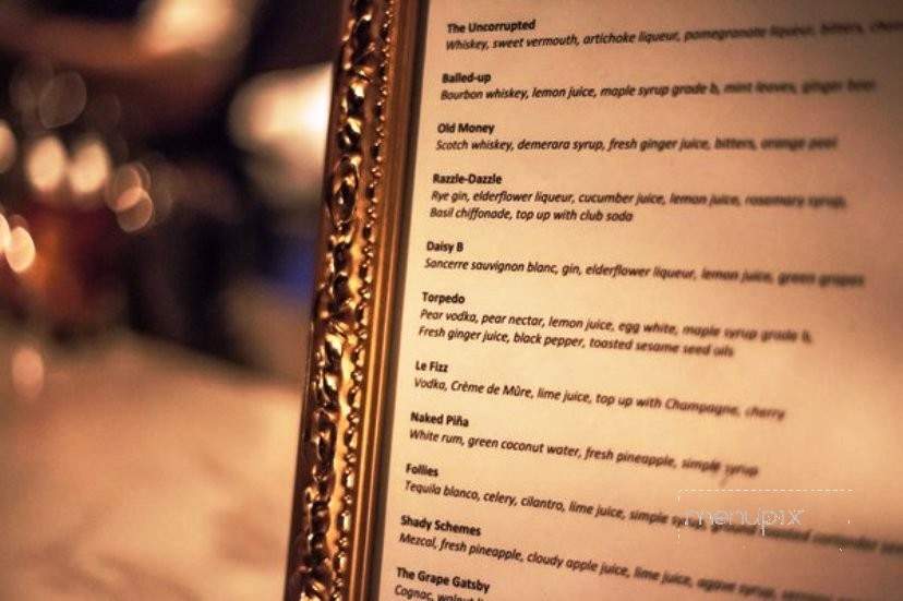 Lock & Key - Los Angeles, CA menu_pic