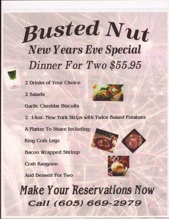 Busted Nut Bar Grill - Murdo, SD menu_pic
