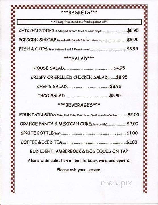 Busted Nut Bar Grill - Murdo, SD menu_pic