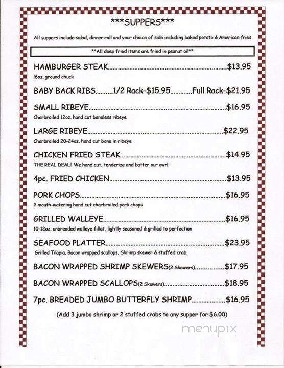Busted Nut Bar Grill - Murdo, SD menu_pic