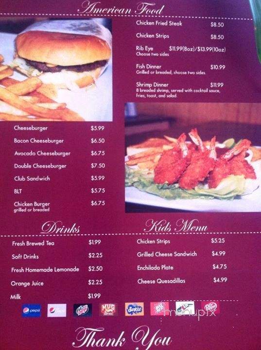 Casa Bella - San Angelo, TX menu_pic
