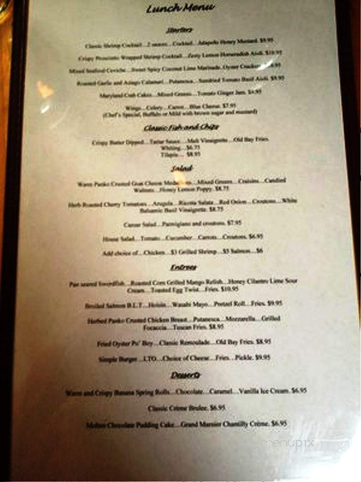 Gerardo's Seafood Cafe - Beacon, NY menu_pic