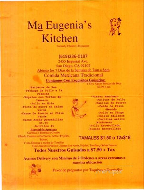 /380173970/Ma-Eugenias-Kitchen-San-Diego-CA - San Diego, CA