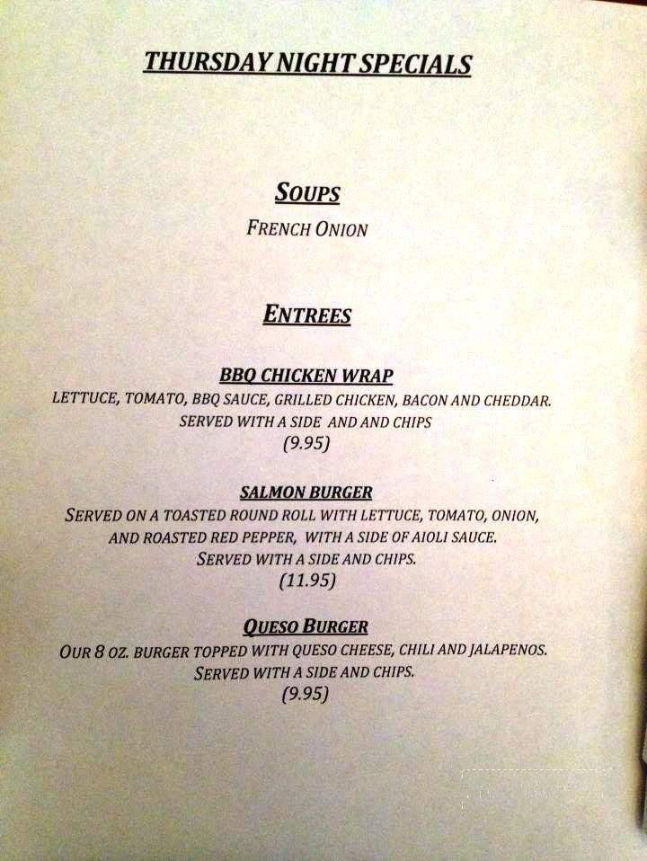 Kennedy's - Belvidere, NJ menu_pic