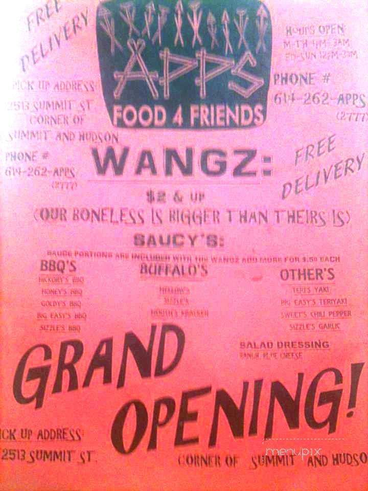 Apps Food 4 Friends - Columbus, OH menu_pic