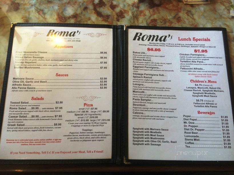 /380174397/Romas-Italian-Restaurant-Pauls-Valley-OK - Pauls Valley, OK