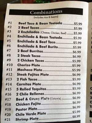Armando's - Abilene, TX menu_pic