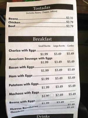 Armando's - Abilene, TX menu_pic