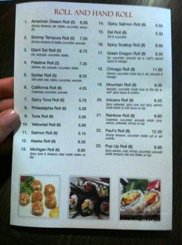 259 Sushi - Lincoln, RI menu_pic