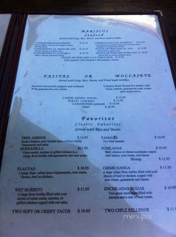 El Patio of Old Town - San Diego, CA menu_pic