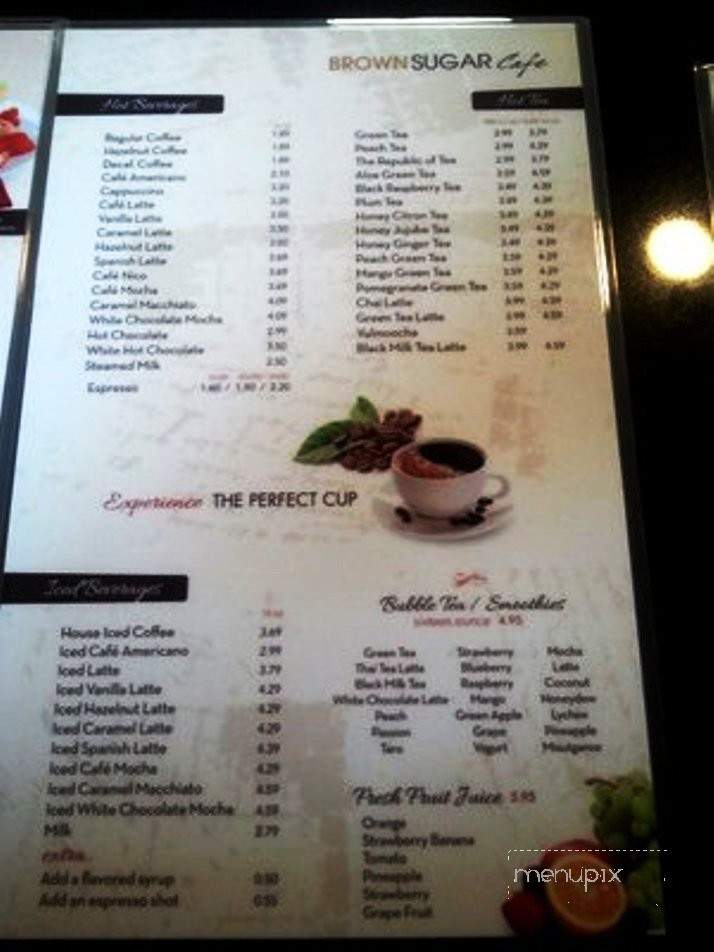 Cafe Brown Sugar - Carrollton, TX menu_pic