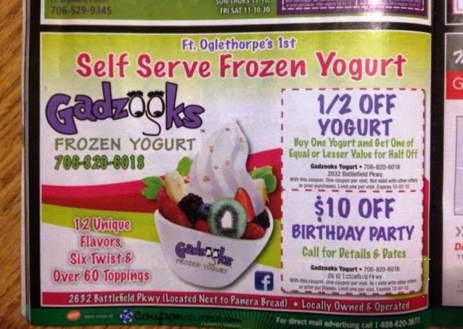 /380174980/Gadzooks-Frozen-Yogurt-Fort-Oglethorpe-GA - Fort Oglethorpe, GA