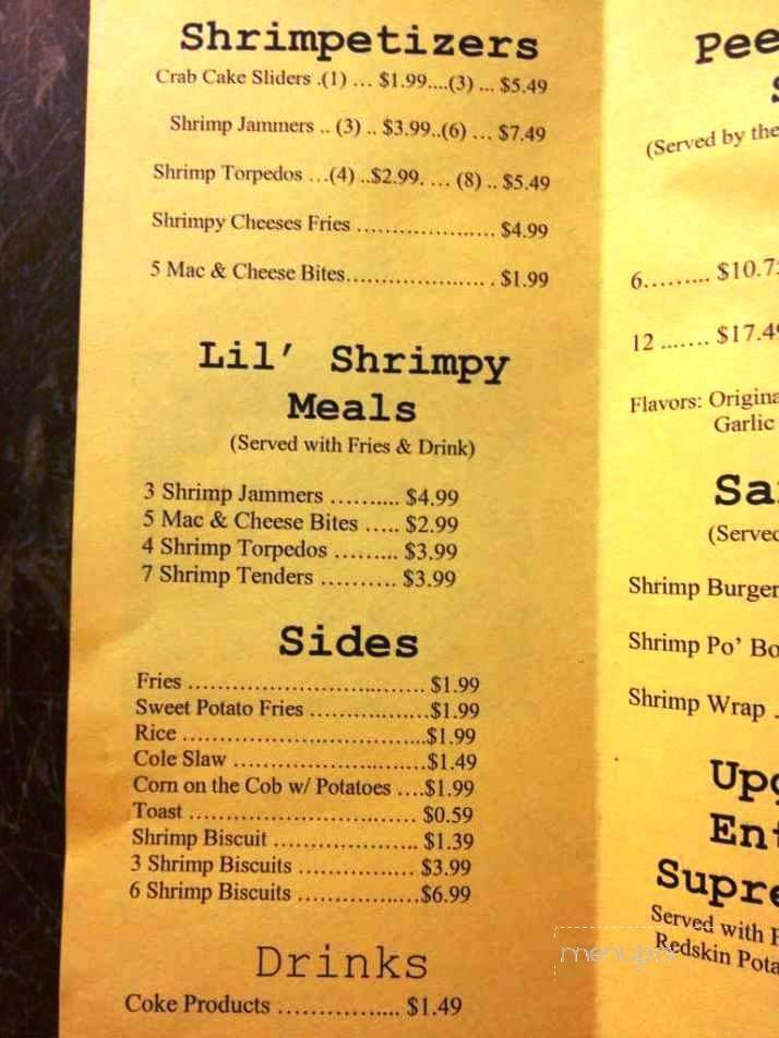 Bucket O' Shrimp - Gainesville, GA menu_pic