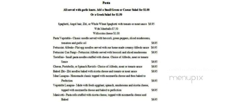 Meedo's Italian - Newton, NC menu_pic