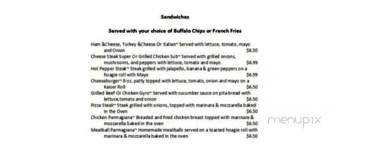 Meedo's Italian - Newton, NC menu_pic