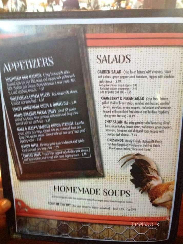 Mike Matt's - Jeffersonville, IN menu_pic