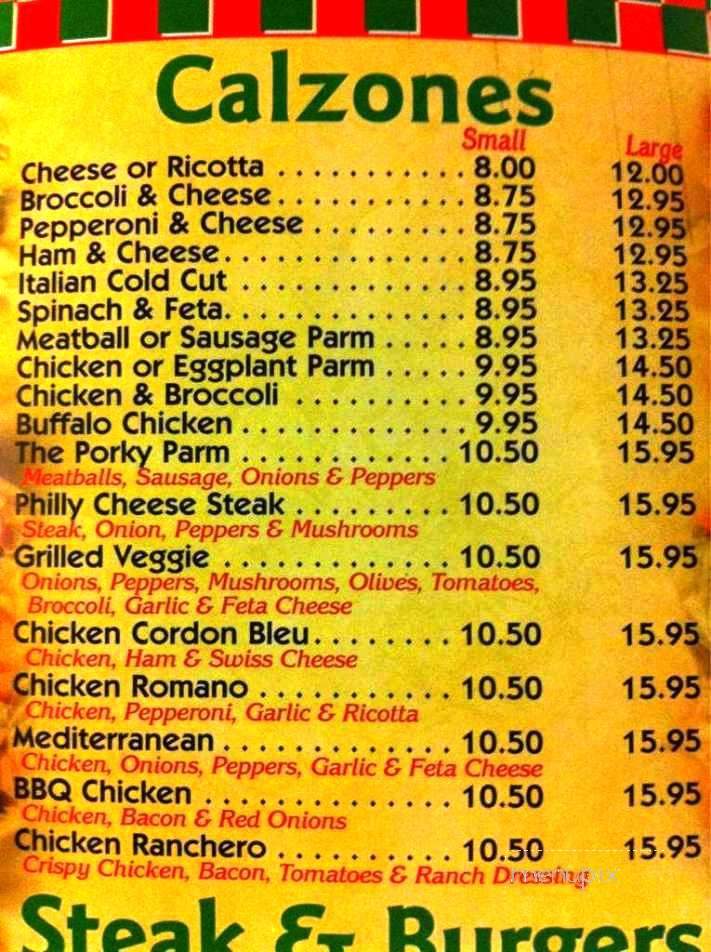 Santoro's Pizza - Halifax, MA menu_pic